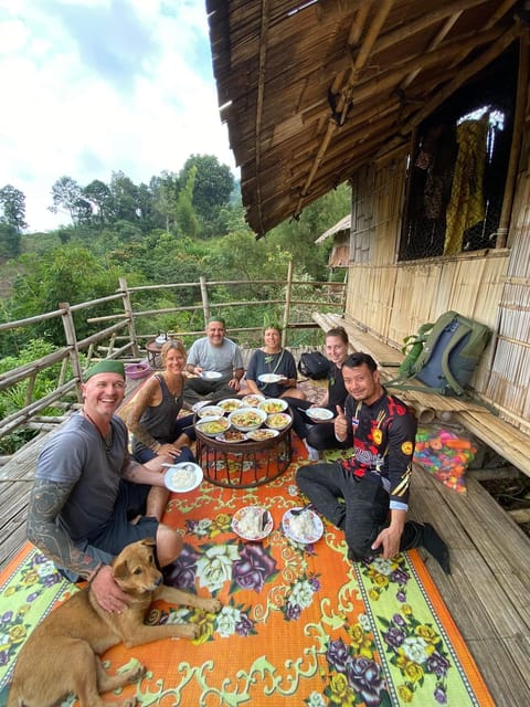 1 Day trekking : Chiang Rai popular activity,Fun in Nature. - From the hot spring into bamboo forest