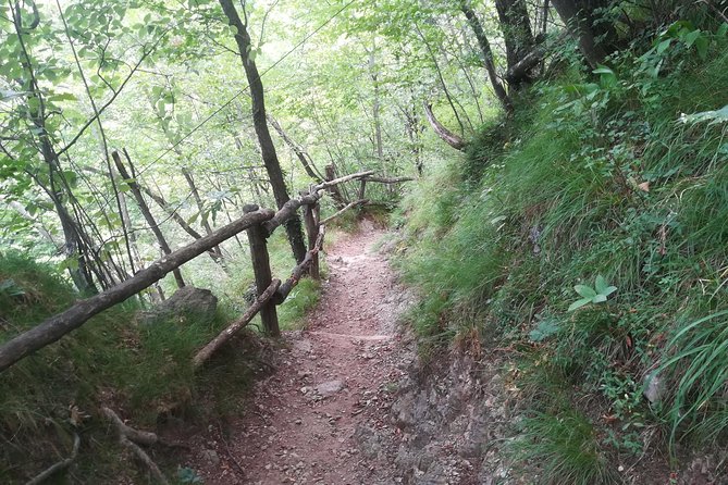 1 Day Trekking - Il Sentiero del Viandante: BELLANO. VARENNA - Castello di Vezio, with views across the lake