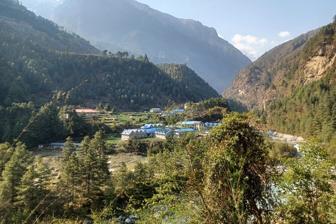 14 Days Everest Base Camp Trek - Namche Bazaar and the first hard climb