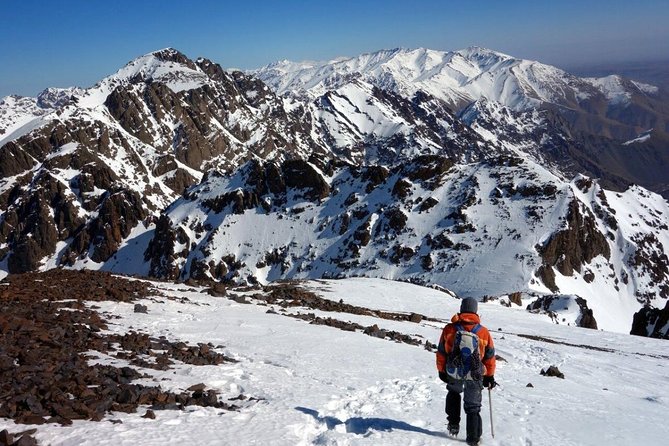 2 Day Mount Toubkal Trek 4167m - The long descent through Sidi Chamharouch