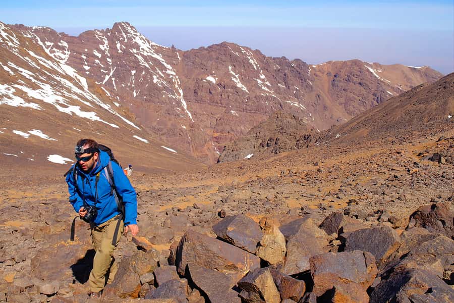 2 Days Mount Toubkal ascent trek via Ait Mizane Valley - The 5:30 am climb to 4,167 meters