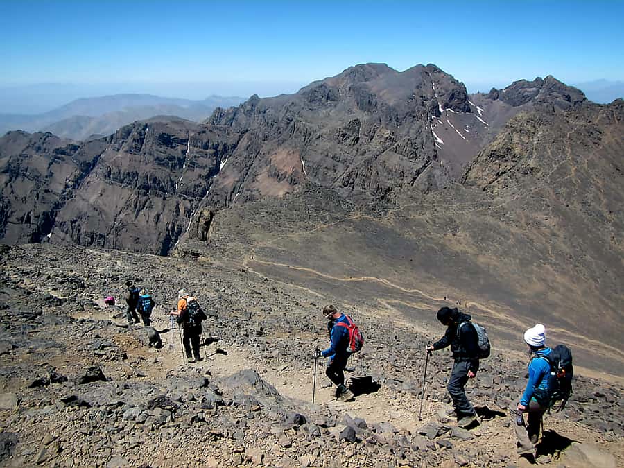2 Days Mount Toubkal ascent trek via Ait Mizane Valley - Guides, group care, and local support
