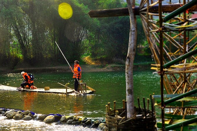 2 Days Pu Luong Offbeat Trekking Best for Mountain Lovers - Day two: Water wheels, village paths, and bamboo rafting