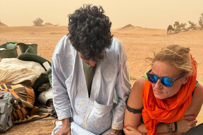 5 Days Desert Trekking from Marrakech - Day three: walking toward the golden dunes of Erg Zahar