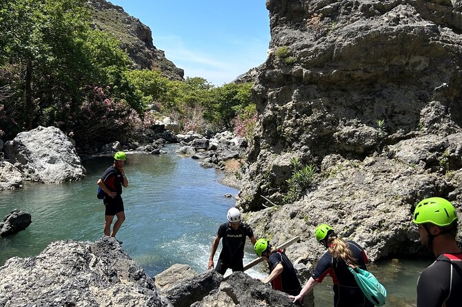 5-Hour Shared River Trekking in Kourtaliotiko Gorge - The four-kilometre walk through the gorge