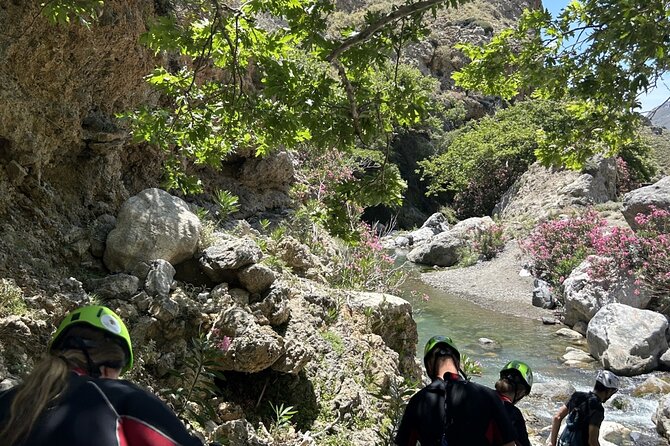 5-Hour Shared River Trekking in Kourtaliotiko Gorge - The waterfall and cold natural pools