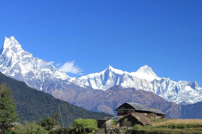 Annapurna Ghorepani Poon Hill trek from Pokhara short and easy hike in Himalaya - Nayapul, Tikhedhunga, and Ulleri begin the walking days