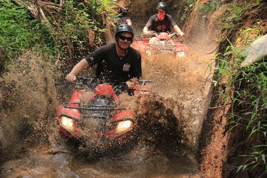 ATV Jungle Trek Bali: Wild Path, Waterfall with Lunch, Guide - Key points at a glance