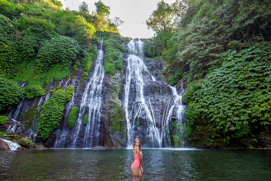 Banyumala Waterfall Trek, Bedugul and Lake Beratan Tour - Banyumala Waterfall and the rainforest walk