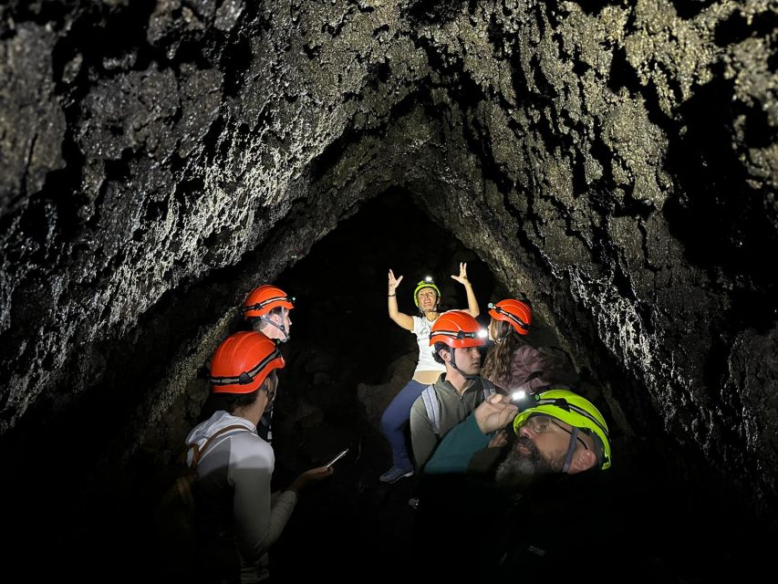 Catania: Etna Morning or Sunset Trek with Lava Tunnel & Gear - Walking among the secondary craters and black lava