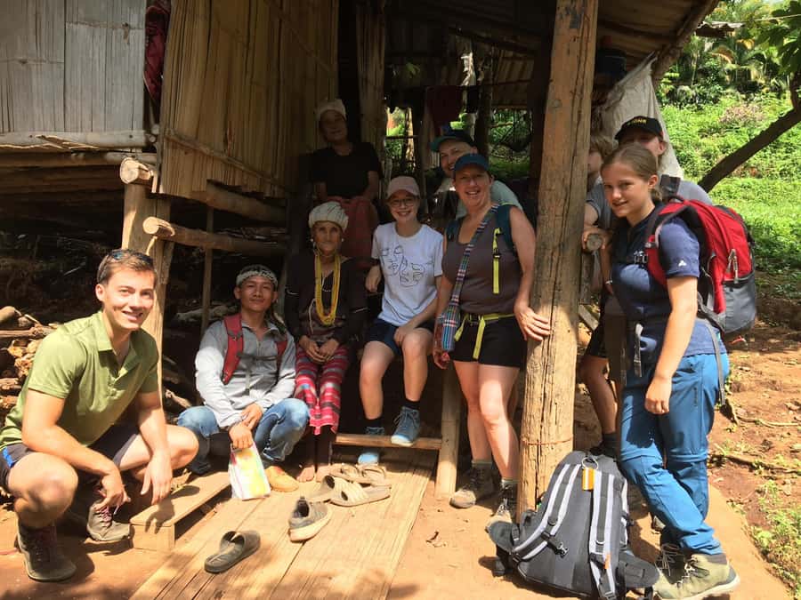 Chiang Mai: 2-Day Jungle Trek with Elephant Farm & Raft Ride - Dinner, campfire, and a night in the mountains