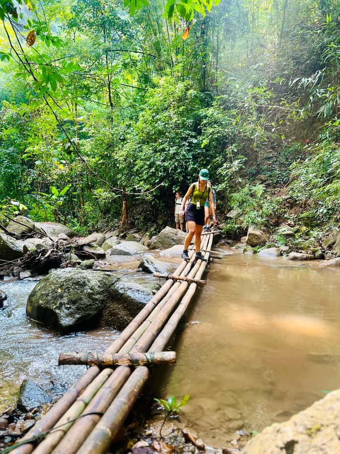Chiang Mai 2-Day: Trekking, Tubing & Elephant Observation - Mae Taeng River tubing near Elephant Nature Park