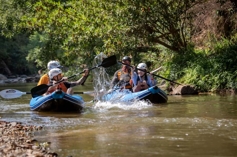 Chiang Mai: 3-Hour Trekking and Inflatable Kayaking Tour - Water levels decide how much river you paddle