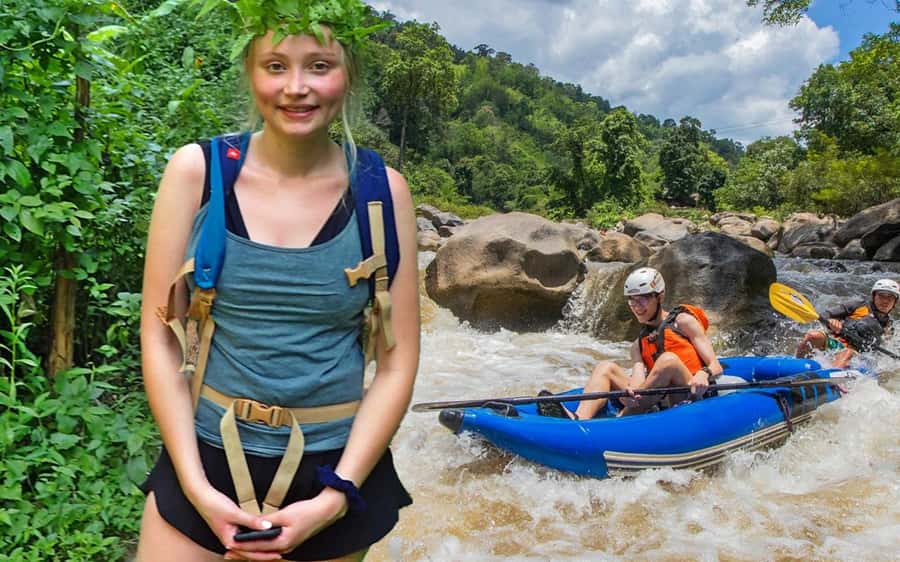 Chiang Mai: 3-Hour Trekking and Inflatable Kayaking Tour - The morning ride from Chiang Mai to the adventure base