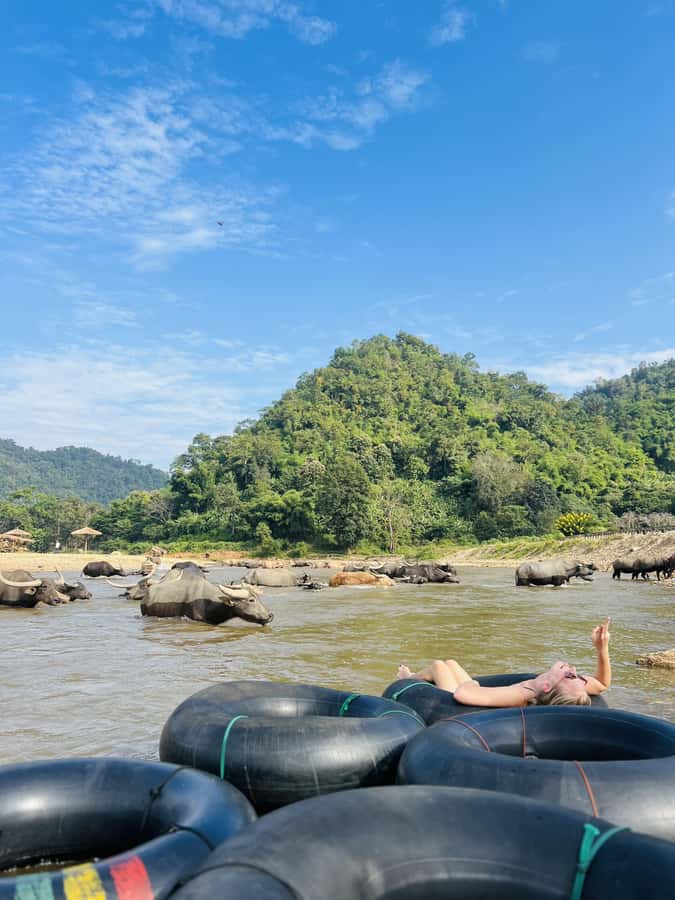 Chiang Mai Adventure: Trekking, Tubing & Waterfall Slide - Thai lunch and a useful break at base camp
