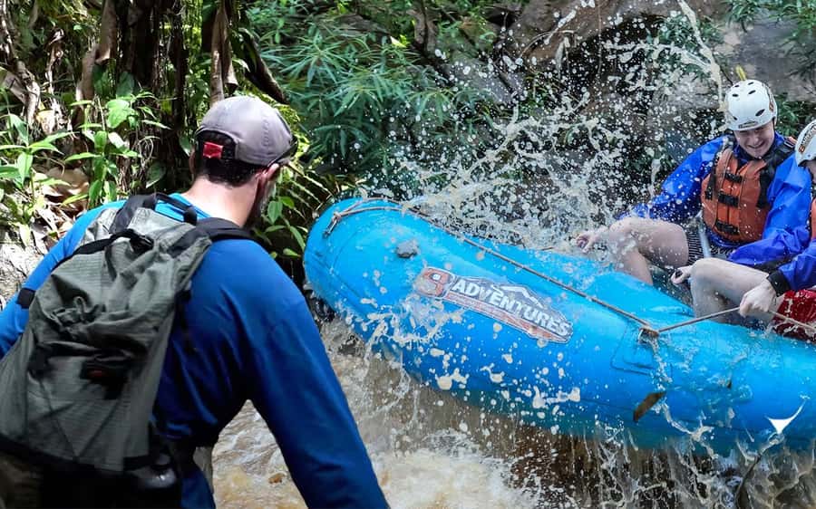 Chiang Mai: Whitewater Rafting and Waterfall Trekking Tour - Key points at a glance