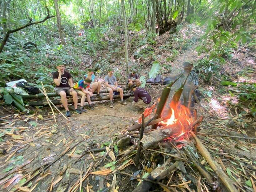 Chiangrai: Group Trekking with Bamboo Cooking - The waterfall stop, with an important caveat