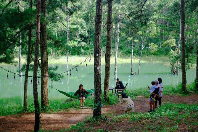 Combo Activity Trekking, Sup Paddling, Camping and Canyoning - Trekking through Da Lat’s tropical and pine forest