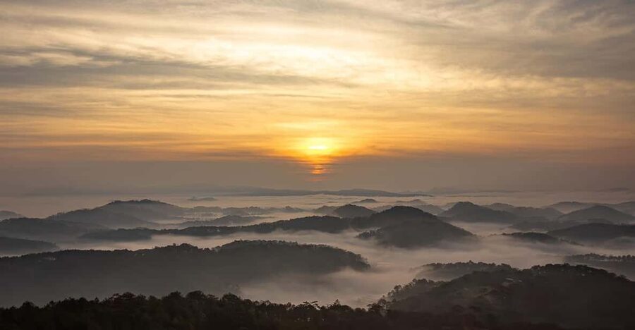 Da Lat: Chasing the Sunrise - A Mini Trek Adventure - The scooter ride and pine-forest approach