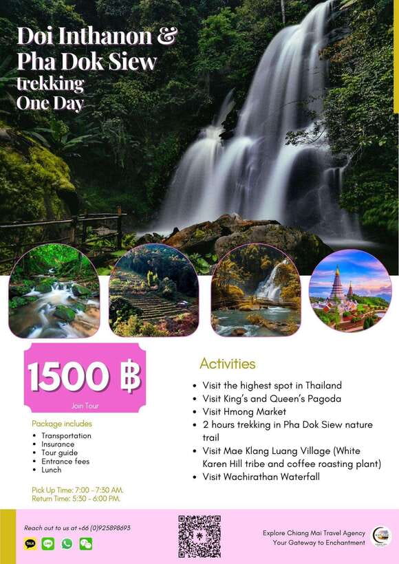 Eco-Friendly: Doi Inthanon & Pha Dok Siew Trekking Day Trip - Mae Klang Luang and the White Karen village