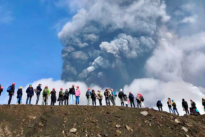 Etna excursion 3000 meters with 4x4 cable car and Trekking - Descending through volcanic sand to the cable car