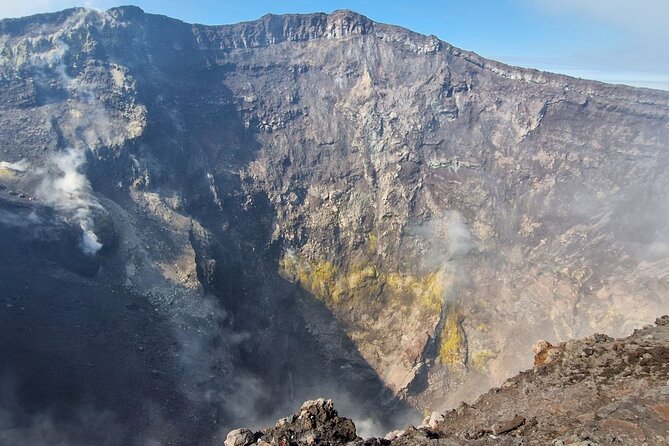 Etna North: Guided trekking to Summit volcano craters - Gas vents, sulfur colors, and fresh volcanic ground
