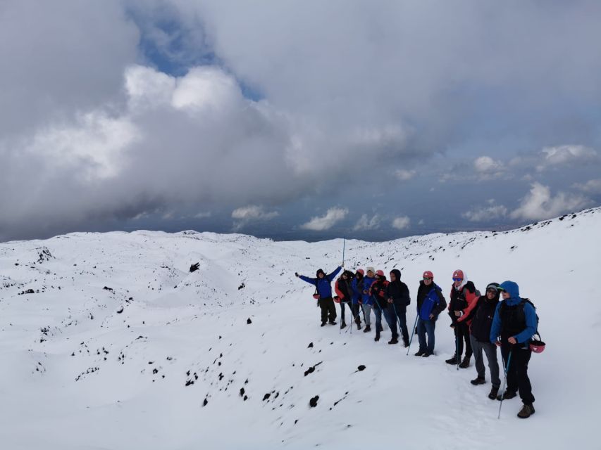 Etna South: High Altitude Winter Trek with an Alpine Guide - Walking through the 2001 eruption zone