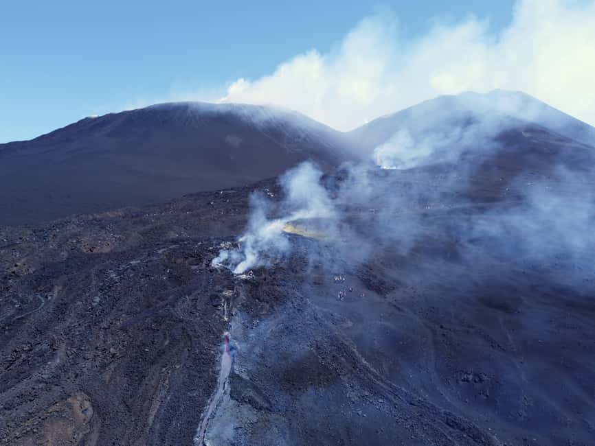 Etna: Trekking to the summit craters at 3340 meters - Fast descent on volcanic sand