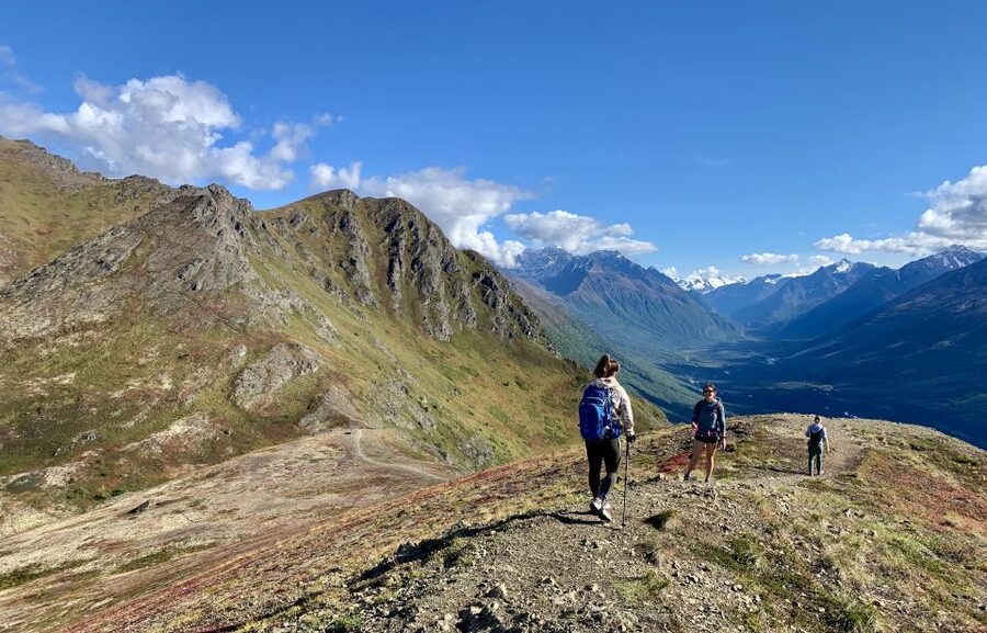 From Anchorage: Chugach State Park Guided Alpine Trek - Walking into alpine forest and tundra