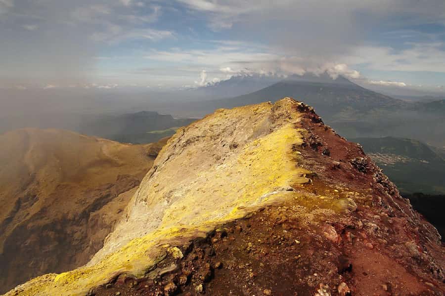 From Antigua: Pacaya Volcano Trek - Starting the Pacaya hike through pine forest