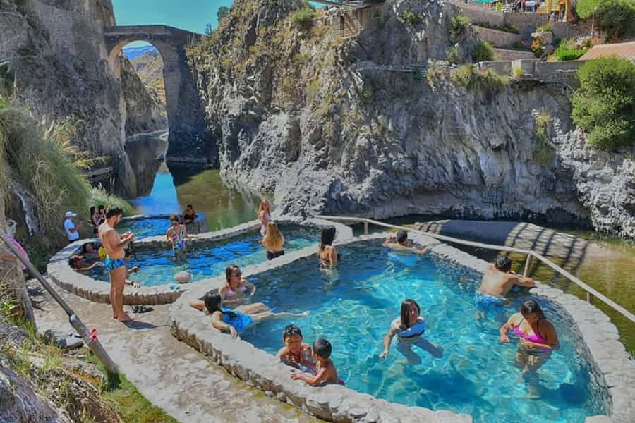 From Arequipa: 2-Day Colca Canyon Trekking Tour - Hot springs, terraces, and high-altitude stops