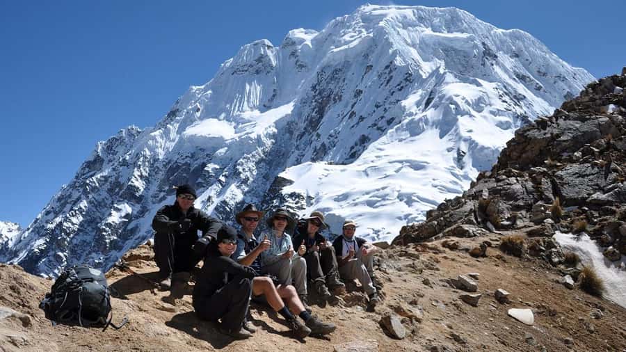 From Cusco: Salkantay trek 5 days/4 nights meals included - Day two: the Salkantay Pass at 4,650 meters