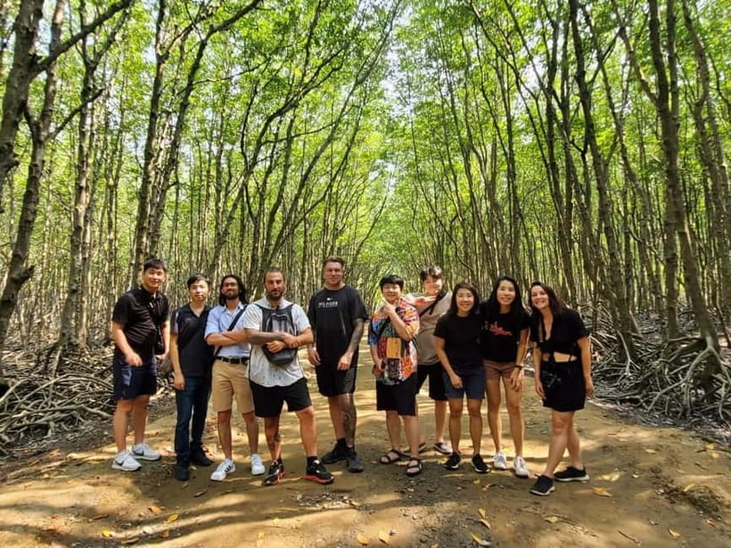 From Ho Chi Minh City: Can Gio Mangrove & Monkey Island Trek - Walking into the Rung Sac Revolutionary Base