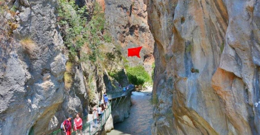 From Kalkan: Saklikent Gorge and Gizlikent Waterfall Trek - Saklikent Gorge and its cold stream
