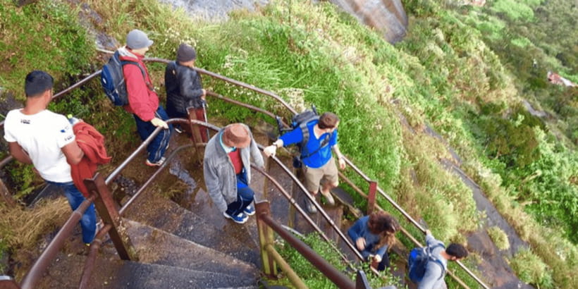 From Kandy: Adams Peak Guided hike via Peak Wilderness - The 4:45 a.m. summit wait