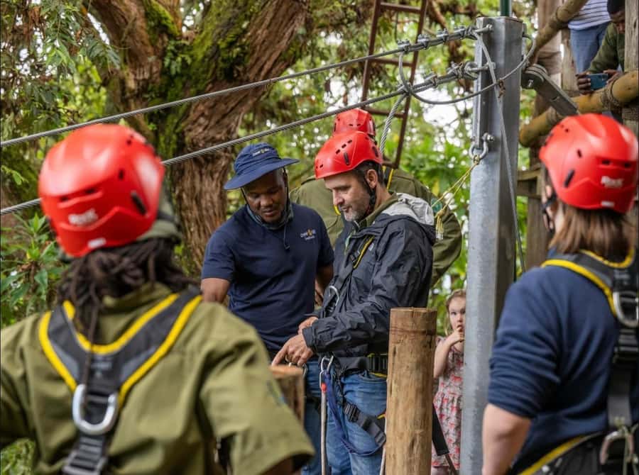 From Kigali: 2 days chimpanzee trekking and canopy walk - The walk to Ndambarare Waterfall