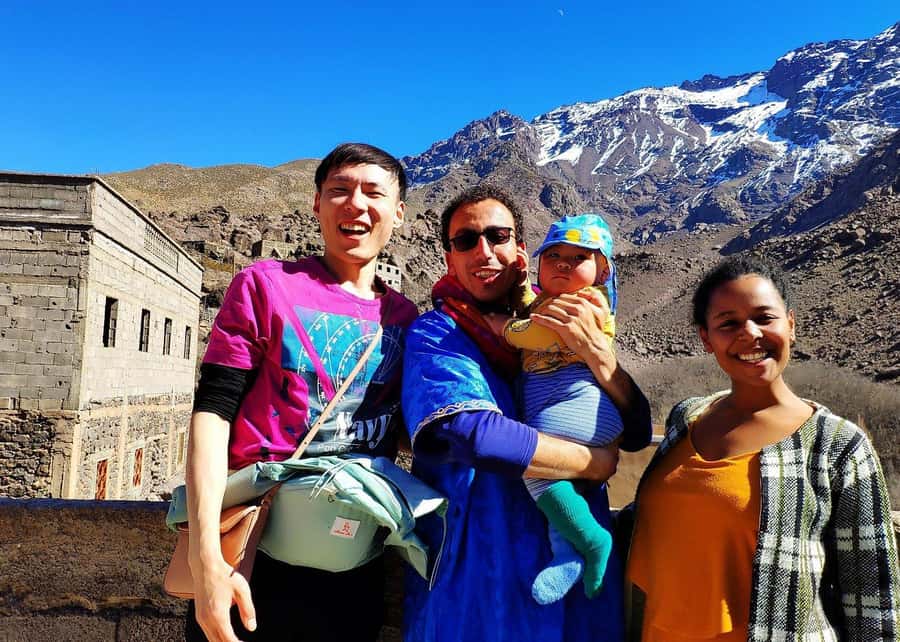 From Marrakech: Atlas Mountains Summit Trek - The uphill trail through Toubkal National Park