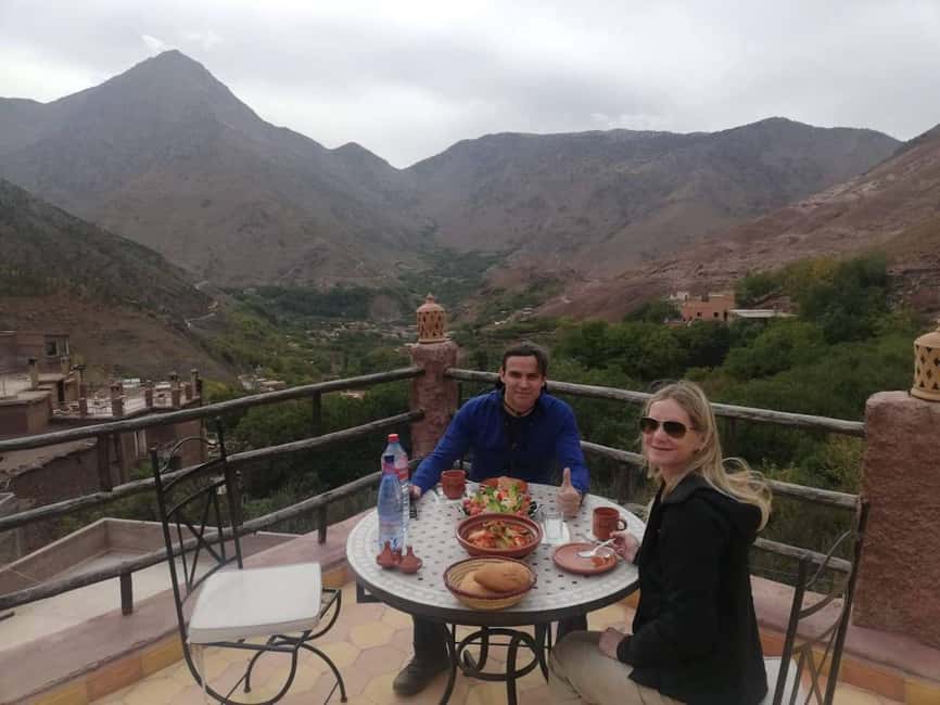 From Marrakech: Trek to Atlas Mountains, Full-Day Trip Lunch - Villages, waterfalls, and mountain views