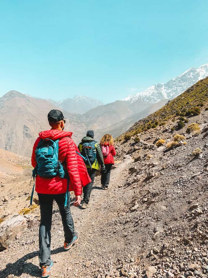 From Marrakech:Trekking in Atlas mountains 2 days - What to pack for changing mountain weather
