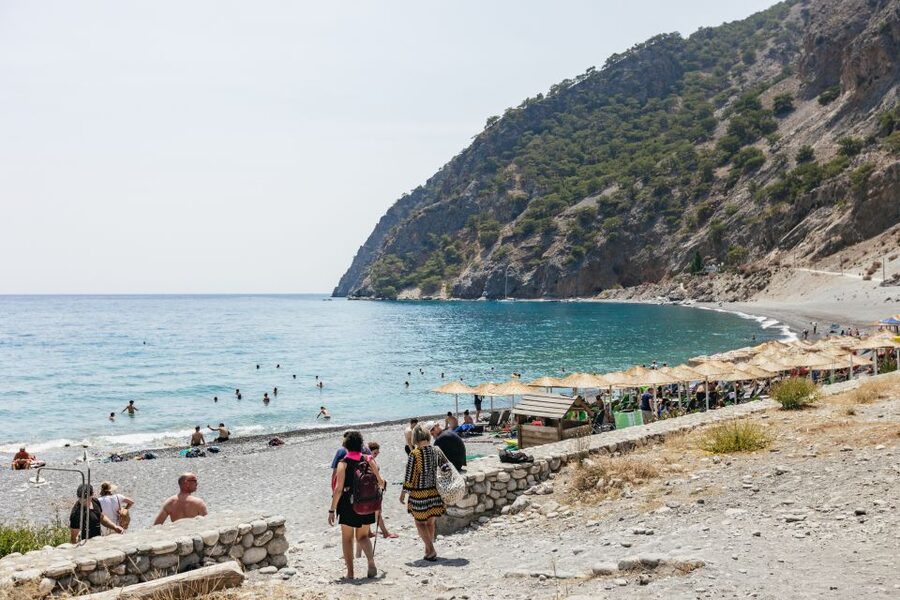From Rethymno: Samaria Gorge Full-Day Trek, Pickup & Guide - Agia Roumeli, swim, and lunch