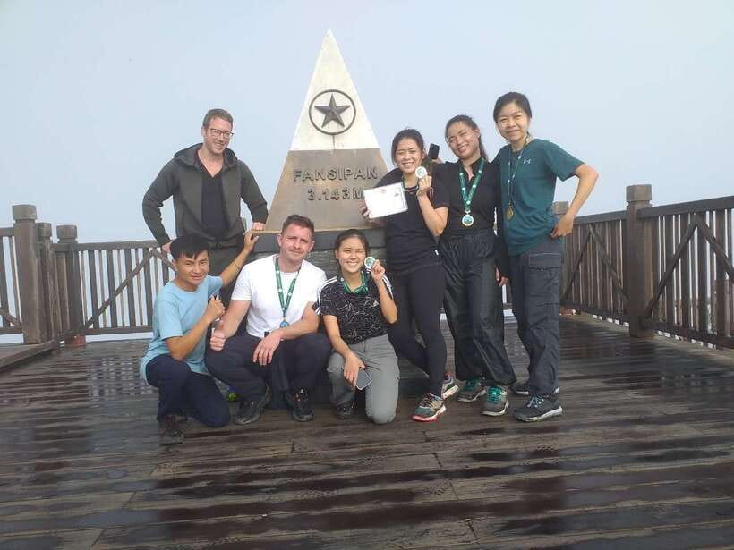 From Sa Pa: Full Day Trek of Fansipan Mountain - Bamboo forest, rain forest, and stream crossings