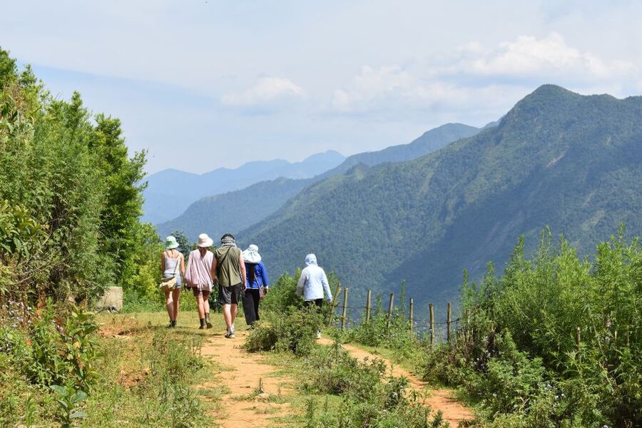From Sapa: Muong Hoa Valley View & Village Trek 1-Day - Hang Da Village and lunch beside the cliffs