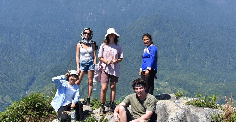 From Sapa: Muong Hoa Valley View & Village Trek 1-Day - 8:30 pickup and the climb to Sa Seng