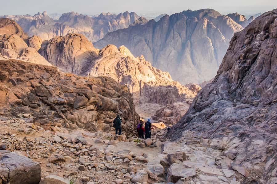 From Sharm: Mount Moses Trekking, Sunrise & Monastery Visit - Sunrise at 2,285 meters