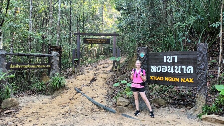 Full day Khao Hon Nak Trekking with lunch - 8:30 pickup and the ride toward the trail