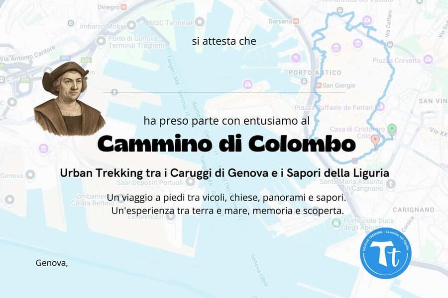 Genoa: Columbus Trail Urban Trekking with Wine & Local Tastings - Returning past the Doge’s Palace and Porta Soprana