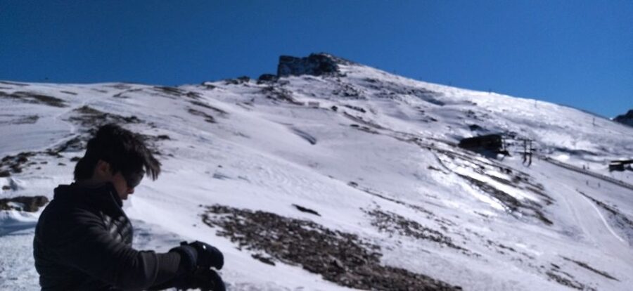 Granada: Sierra Nevada Veleta Peak Trek with Lunch - The summit at 3,396 meters