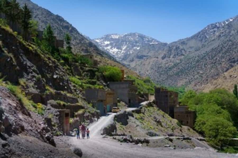 Half Day Guided Trek departure from Imlil - Walking through Tidli’s villages and forest