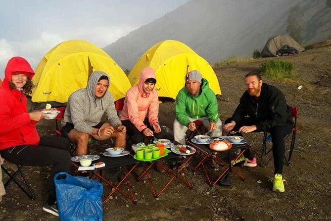 Hiking Rinjani Volcano To Crater rim Senaru 2 Days, Group - Syam Trekker - Camping at 2,641 meters