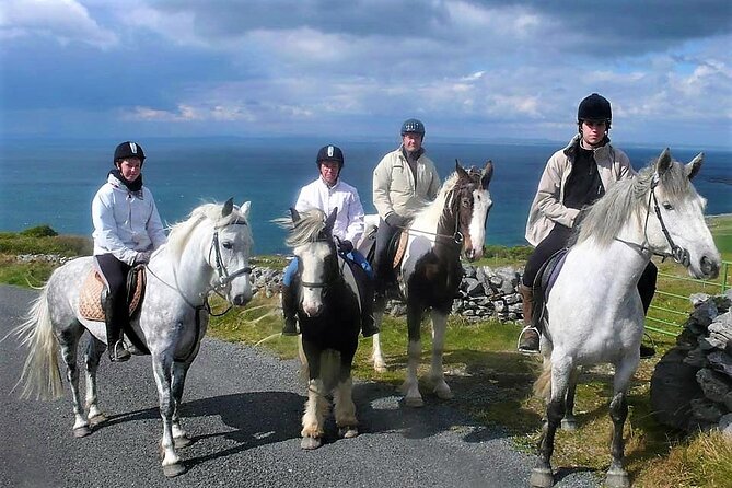 Horse riding - Dirt Trek Trail. Lisdoonvarna, Clare. Guided. 1 hour. - The one-hour route through Clare